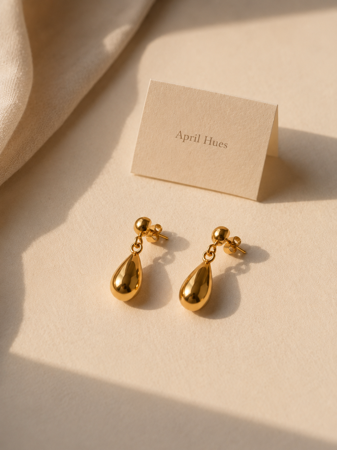 New arrivals — gold hoop earrings