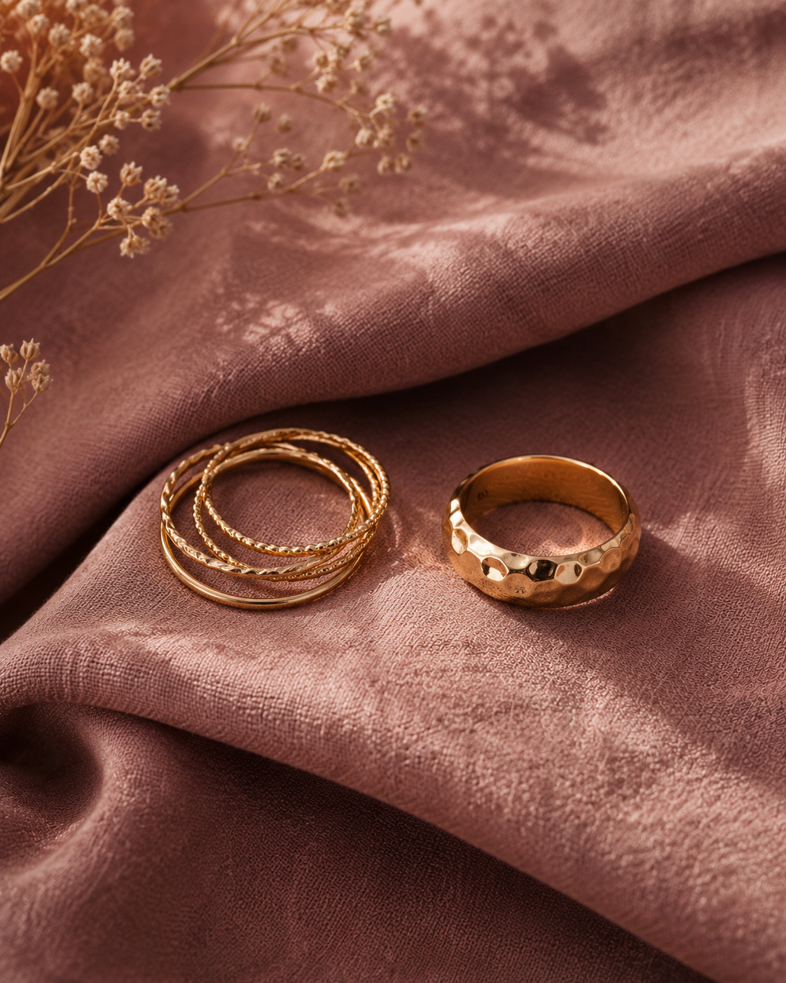 Rings — Stacking bands, statement pieces