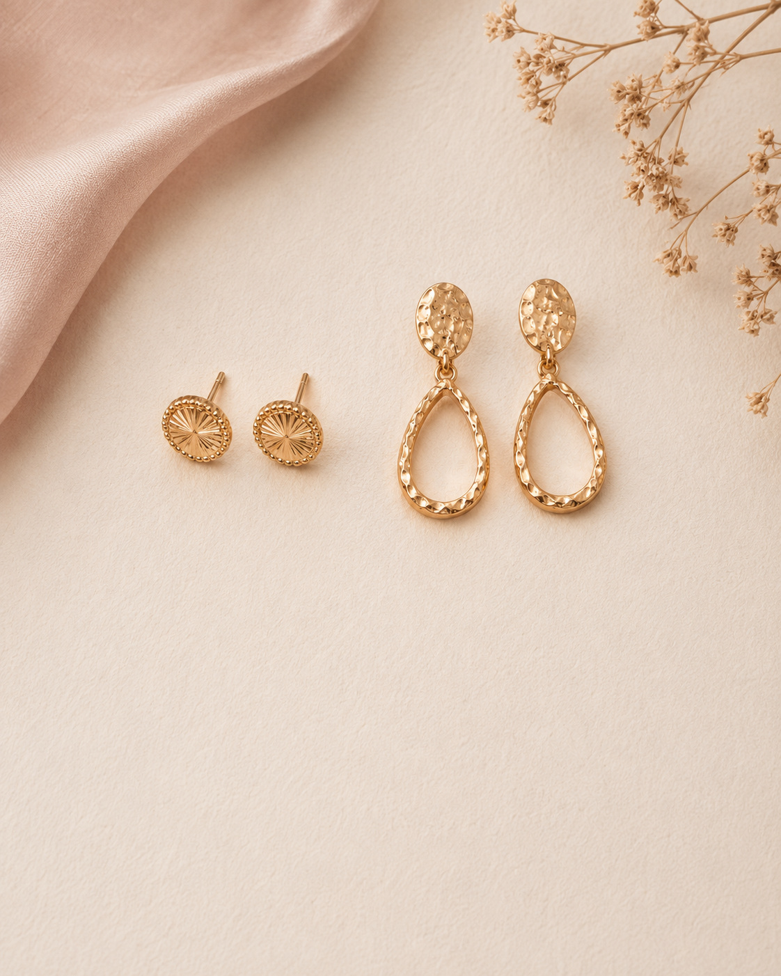 Earrings — Studs, hoops, danglers, jhumkas